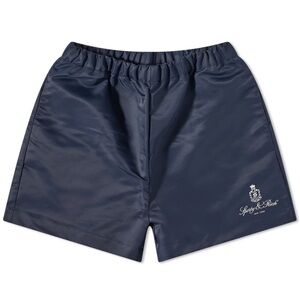 Sporty & Rich Vendome Shorts Blue Medium NWOT